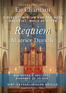 6 juli 2022 Catharijnekerk Brielle Requiem Duruflé